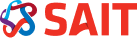 SAIT logo showcasing Cosmo Photo Booths client portfolio and experiential marketing solutions in Canada.